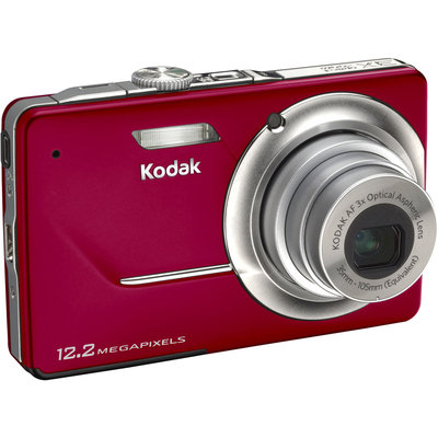 Kodak EasyShare 12.2 Megapixel 3X Optical Zoom Digital Camera - Red