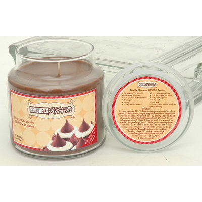 Hanna's Candles Hershey's Kitchen Scented Soy Candle - Double Chocolate Kisses Cookies