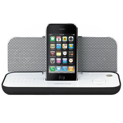 Memorex PurePlay Portable Speaker for iPod - White