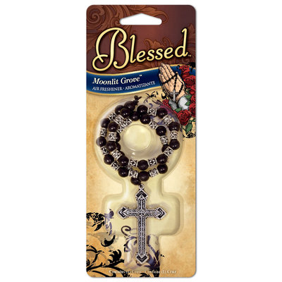 Blessed Rosary Air Freshener - Moonlit Grove