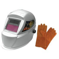 Astro Pneumatic 8075SE Solar Auto-Darkening Welding Helmet with FREE 13.5in Leat