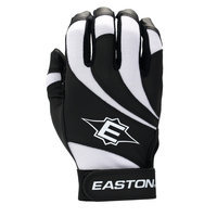 Cycle Products Co. Easton Reflex Batting Glove - Adult Medium - Black/White