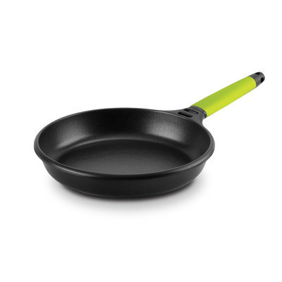 M Block M. Block F3-I16 6.25 in. Fry Pan with Removable Handle - Kiwi