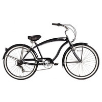 Micargi Black Rover 7 Speed Beach Cruiser Male