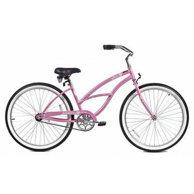 Micargi Pink Pantera Beach Cruiser Female 26 in.