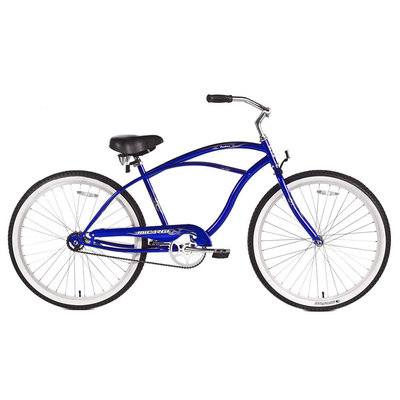 Micargi Blue Pantera Beach Cruiser Male 26 in.