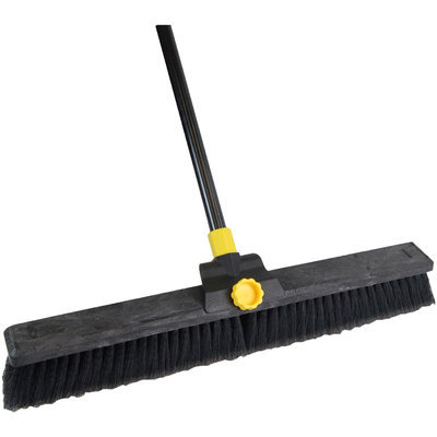 Quickie Mfg Super Bulldozer 24 Inch Soft Sweep Pushbroom 00633 by Quickie