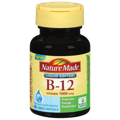 Vitamin B-12 1000 mcg, 60 Tablets, Nature Made
