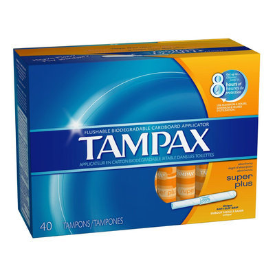 Tambrands Inc. Pearl Cardboard Super Absorbency Tampons
