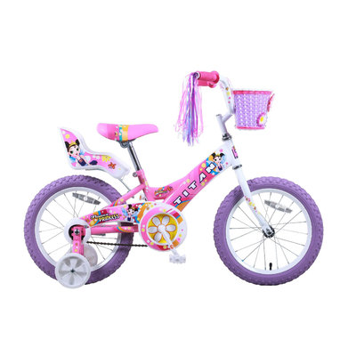 Taiwan New Idea Service Enter. Titan Girl's Flower Princess BMX Bike - Pink (16