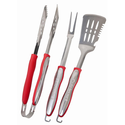 Cuisinart 3pc Tool Set - Red Silver