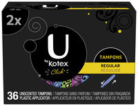 Kotex Tampons Regular With Invisible Feel - KIMBERLY-CLARK/HOUSEHOLD PRODUCTS DIV.