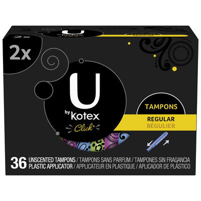 Kotex Tampons Regular With Invisible Feel - KIMBERLY-CLARK/HOUSEHOLD PRODUCTS DIV.