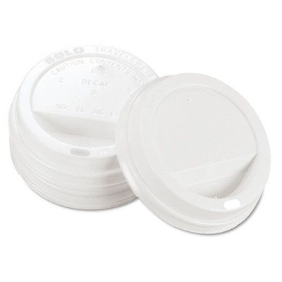 Solo Cup Company TLP316 Traveler Drink-thru Lid White