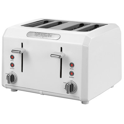 Waring Pro Professional Cool-Touch 4-Slice Toaster, white