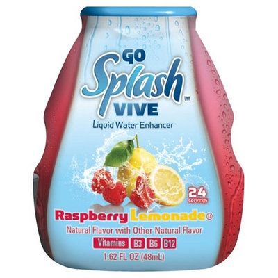 David Shaw Silverware Na Ltd Splash Vive Liquid Water Enhancer, Raspberry Lemonade, 1.62 fl oz