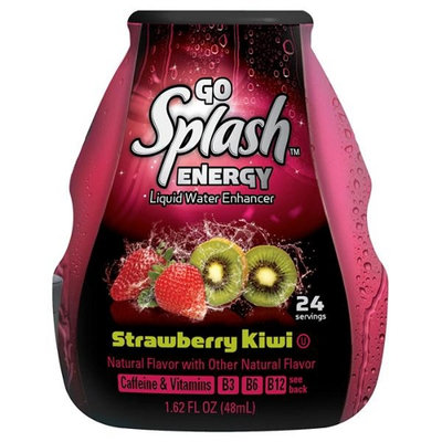 David Shaw Silverware Na Ltd Splash Energy Liquid Water Flavor Enhancer, Strawberry Kiwi, 1.62 fl oz