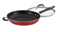 Cuisinart Advantage Non-Stick Aluminum 12-Inch Saut? Pan w/Cover Red