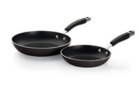 Kenmore 2-Piece Non-Stick Aluminum Frying Pan Set Black Multi