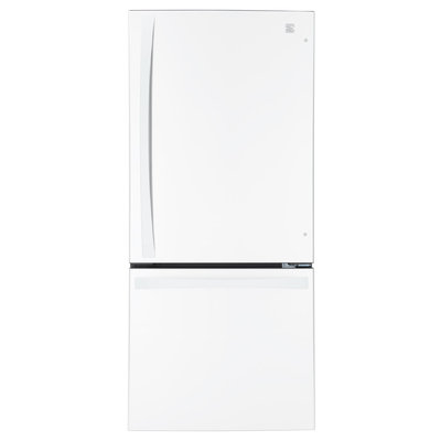Kenmore Elite 22 cu. ft. Bottom-Freezer Refrigerator White