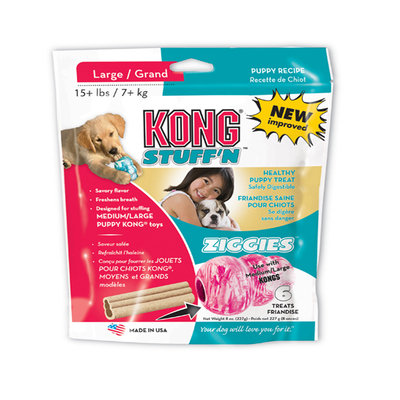 Kong Ziggies Puppy Large 8 oz