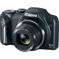 Canon PowerShot SX170 IS 16MP Black Digital Camera