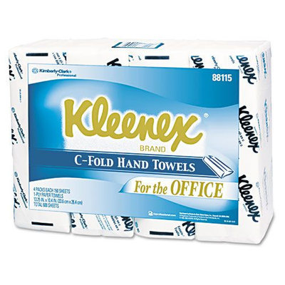 Kimberly-clark SCOTT C-Fold Paper Towels, White, 150/Pk, 16/Ctn
