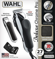 Wahl Deluxe Chrome Pro Complete Haircutting Kit