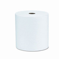 Kimberly-Clark KCC 01040 Scott Hard Roll Towel 8X800 1P White - Case of 12