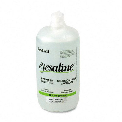Sperian Eye Wash Bottle Refill, 32-oz. Bottle, 12/carton