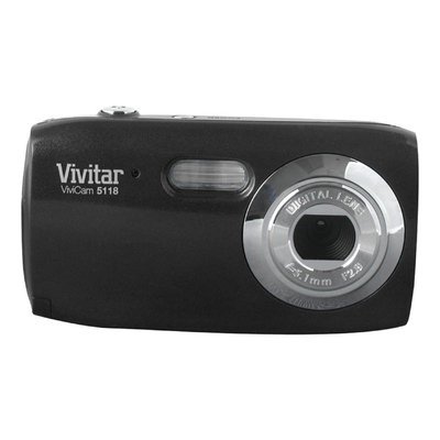 VIVITAR V5118-LIC 5.1 Megapixel V5118 Digital Camera (Black)