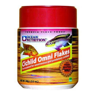 Ocean Nutrition Salt Creek Ocean Nutrition - Salt Creek - AON25645 Cichlid Omni Flake Food 1.2 oz.