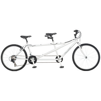 Pacific Dualie Tandem Bicycle (26-Inch Wheels), Silver, 18-Inch