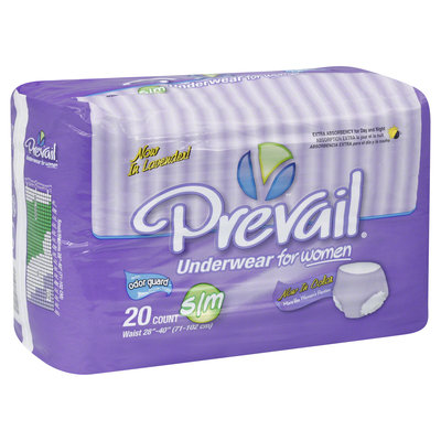 First Quality Products Inc. Underwear, for Women, Extra Absorbency, S/M, Lavender, 20 pairs