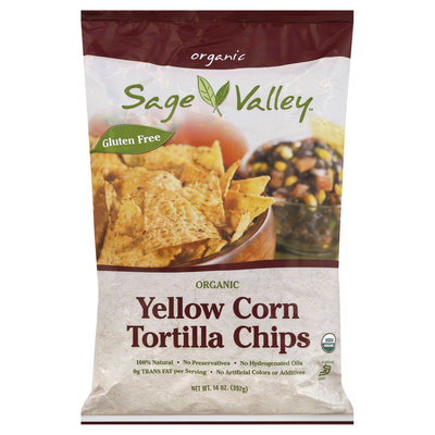 Sage Valley Organic Yellow Corn Tortilla Chips 14 oz