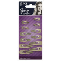 Goody Products Inc. Classics Contour Clips, Mixed Sizes, 12 CT