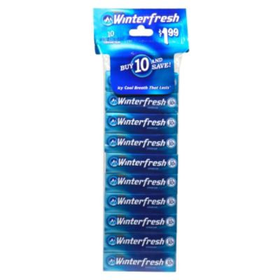 Wrigley's Chewing Gum, 10 5 stick packs - WM. WRIGLEY JR. COMPANY