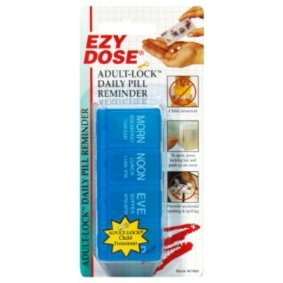 Apothecary FourTimesADay Locking Pill Reminder