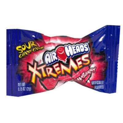 Perfetti Van Melle Usa Inc. Xtremes Sour Chewy Candy, Strawberry, 1 each