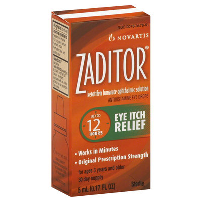 Zaditor Eye Itch Relief, Original Prescription Strength, 0.17 fl oz (5 ml)