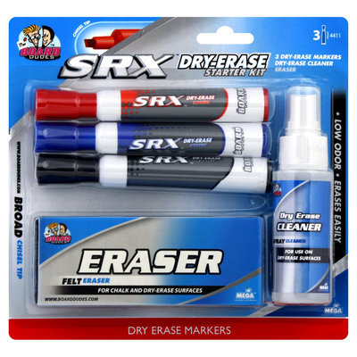 Mega Brands Mega Board Dudes Value Pack with Pens, Cleaner, Eraser