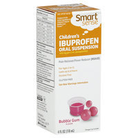 Smart Sense Ibuprofen, Children's, Bubble Gum Flavor, Oral Suspension, 4 fl oz (118 ml) - KMART CORPORATION