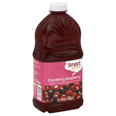 Smart Sense Juice Cocktail, Cranberry Raspberry, 64 fl oz (2 qt) 1.89 lt - KMART CORPORATION