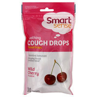 Kmart Corporation Smart Sense Cough Drops, Soothing, Wild Cherry 30 drops