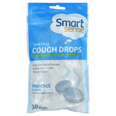 Kmart Corporation Cough Drops, Soothing, Menthol, 30 drops