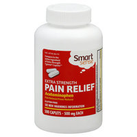 Kmart Corporation Smart Sense Pain Relief, Extra Strength, 500 mg, Caplets, 500 caplets