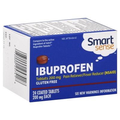 Smart Sense Ibuprofen, 200 mg, Tablets, 24 tablets - KMART CORPORATION