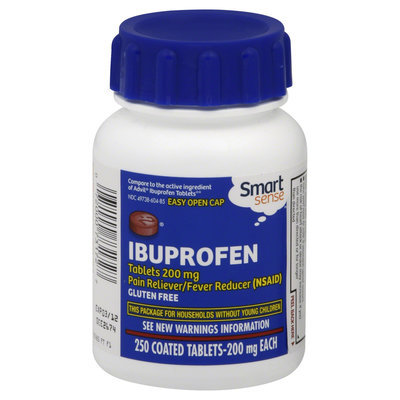 Kmart Corporation Smart Sense Ibuprofen, 200 mg, Coated Tablets 250 tablets