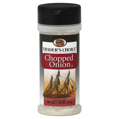 Trader's Choice Onion, Chopped, 1.63 oz (47 g) - SPECIALTY BRANDS, INC.
