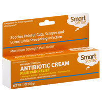 Kmart Corporation Antibiotic Cream, Plus Pain Relief, Maximum Strength, 1 oz (28 g)